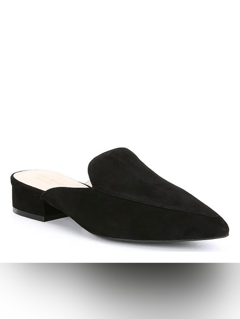 Cole Haan Womens Black Suade Piper Pointed Toe Mules Size 9 New Office